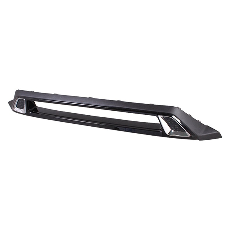 Bumper Trim Front Mitsubishi Outlander 2019 Partially Ptd Black With Chrome Molding , Mi1095139 – Hunt Parts