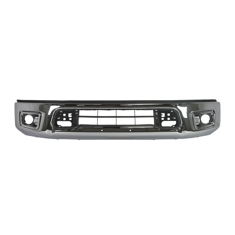 Bumper Face Bar Front Nissan Titan 2017-2019 Without Sensor Chrome , Ni1002153 – Hunt Parts