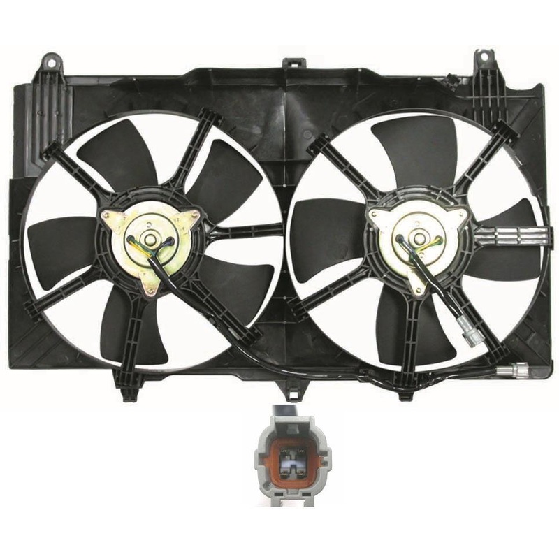 Cooling Fan Assembly Infiniti G35 Coupe 2002-2004 G35 Dec 2002-July 2004/350Z 2003-Nov 06 , NI3115127