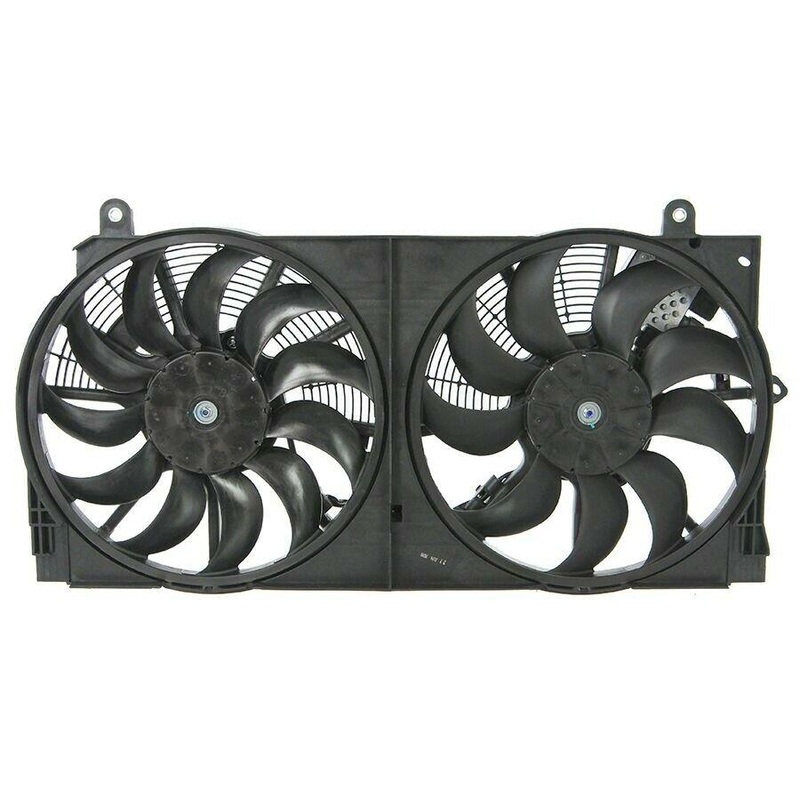 Cooling Fan Assembly Nissan Leaf 2018-2020 Two Fan Assemblys Side By Side Sl/Sv Model With 214934Gaoa Module , NI3115157