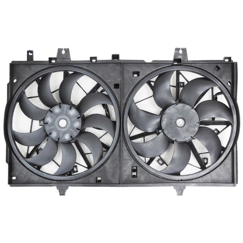 Cooling Fan Assembly Nissan Rogue 2014-2018 (Two Fan Assembly) 2.5L L4 , NI3115150