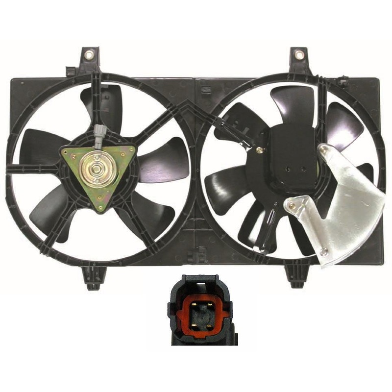 Cooling Fan Assembly Nissan Sentra 2002-2006 Sentra 1.8L Economy Quality , NI3115123U