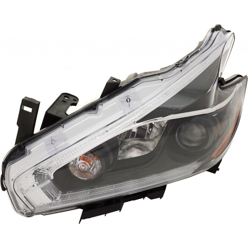 Head Lamp Driver Side Nissan Murano 2018 Halogen With Black Bezel Capa , Ni2502260C – Hunt Parts