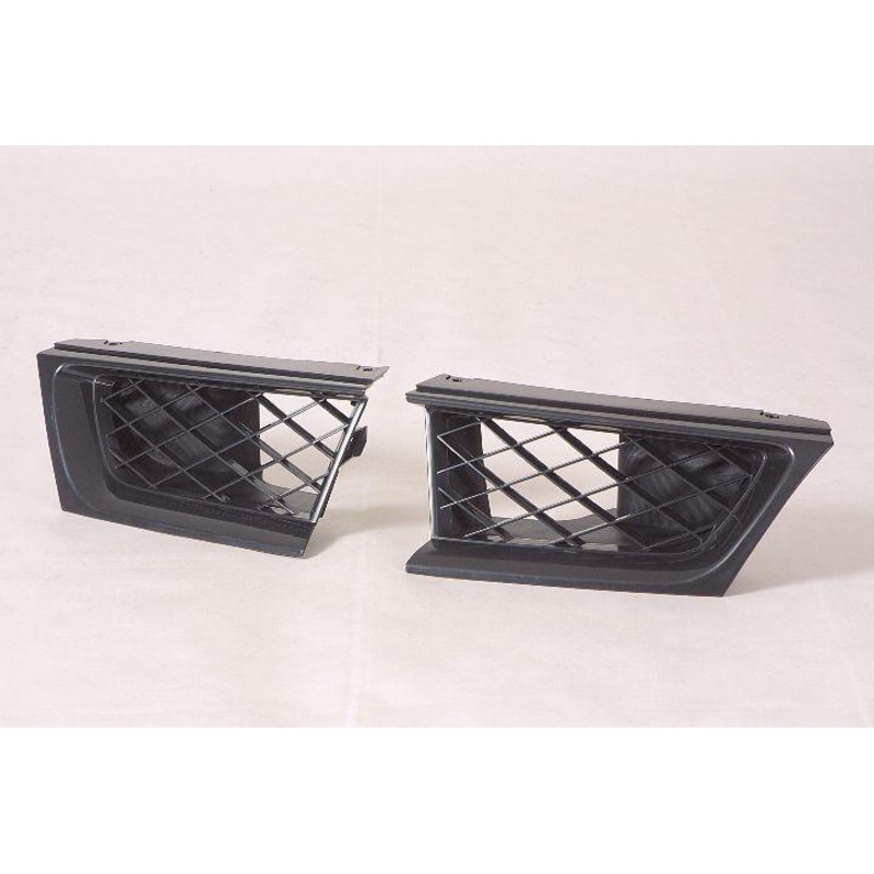 Grille Outer Driver Side Subaru Impreza 2006-2007 Matt-Black Expt Outback , SU1200135