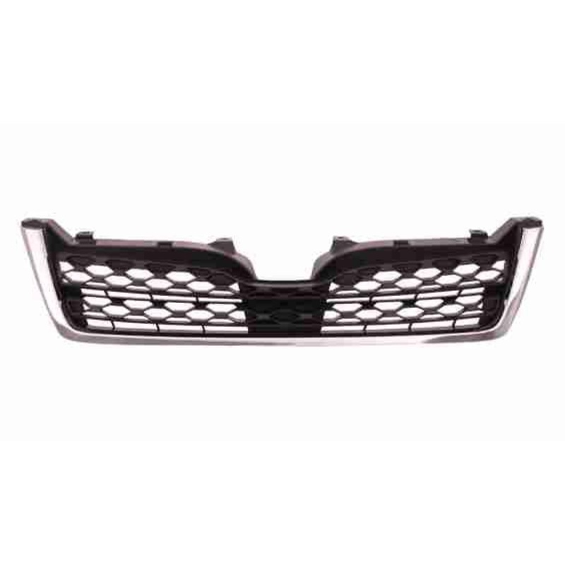 Grille Subaru Forester 2014-2016 Matte Dark Gray With Chrome Mldg 2.5L (Bumper Mounted) , SU1200154