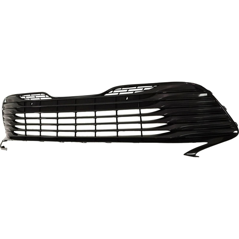 Grille Lower Toyota Camry 2018-2020 Ptd Dark Gray Bar Style With Sensor Xle , TO1036184