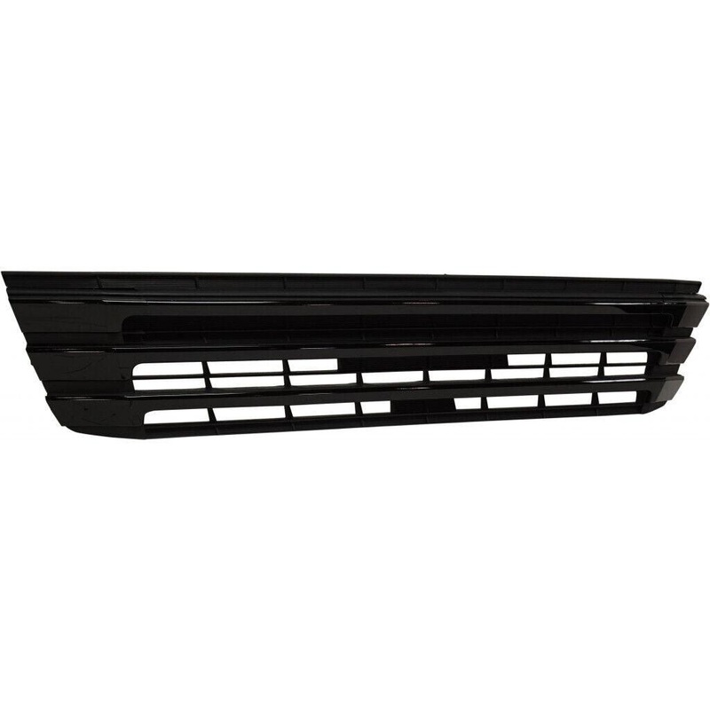 Grille Lower Toyota Highlander 2017-2019 Matte Black With Black Moulding , TO1036172