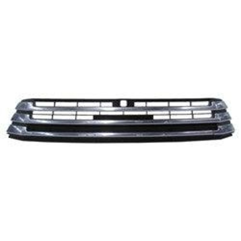 Grille Lower Toyota Highlander Hybrid 2017-2019 Chrome With Around View , TO1036175