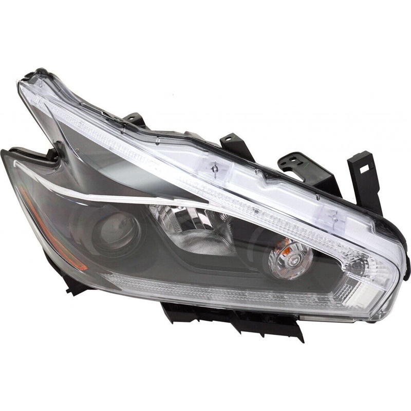 Head Lamp Passenger Side Nissan Murano 2018 Halogen With Black Bezel High Quality , Ni2503260 – Hunt Parts