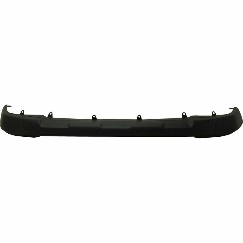 Valance Bumper Front Toyota Rav4 2019-2021 Textured Black Use Without Skid Plate , TO1095213