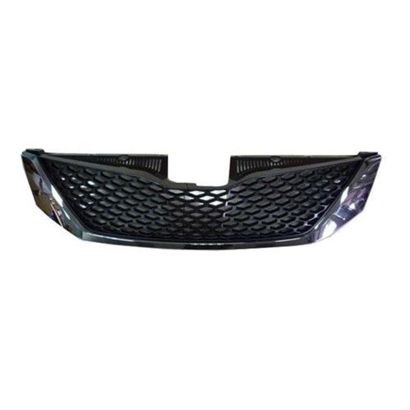 Grille Toyota Sienna 2011-2014 Black Mesh With Chrome Mldg Without Cruise Control Se Model , TO1200356