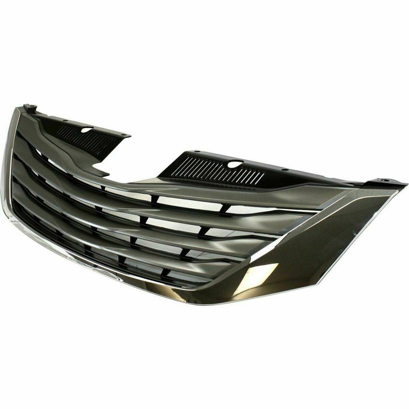 Grille Toyota Sienna 2011-2014 Black With Chrome Moulding Without Cruise Control 8 Passenger , TO1200333