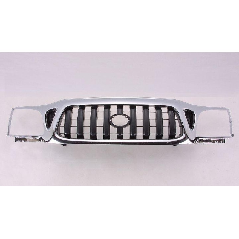 Grille Toyota Tacoma 2001-2004 Chrome/Dark Gray , TO1200248