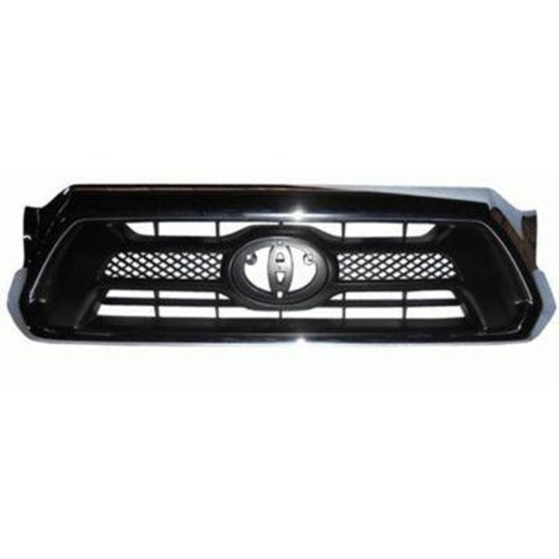Grille Toyota Tacoma 2012-2015 Matte-Dark Gray With Chrome Mldg Sr5 , TO1200351