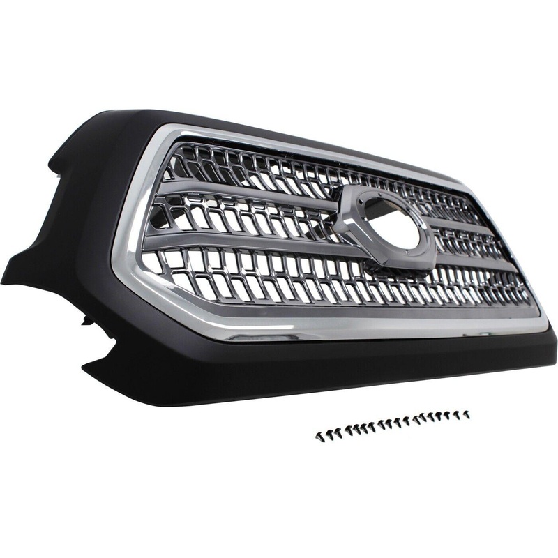 Grille Toyota Tacoma 2016-2017 Black With Smoked Finish/Gray Grille Without Trd Pro , TO1200418
