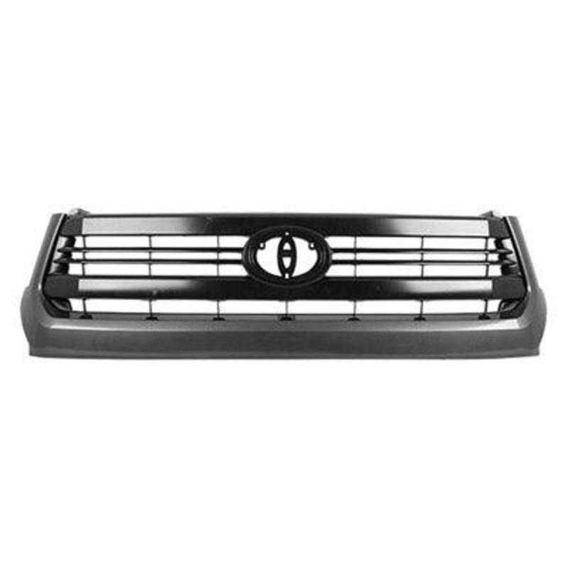 Grille Toyota Tundra 2014-2017 Painted Black With Gray Moulding Sr Model , TO1200372