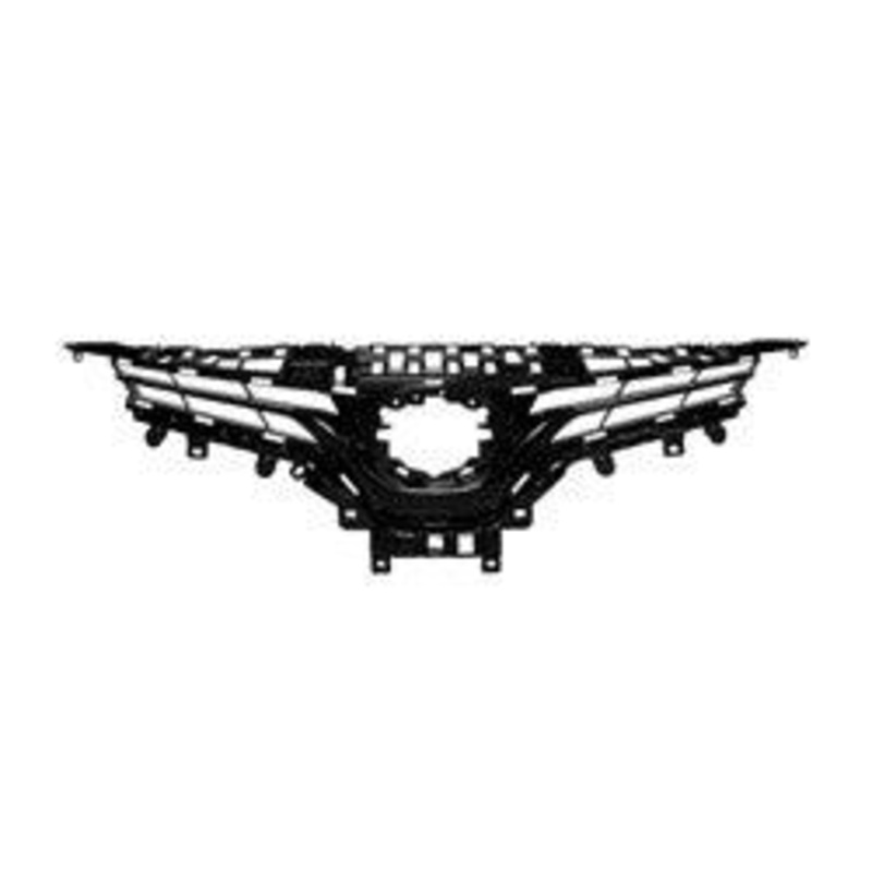 Grille Toyota Camry Hybrid 2018-2020 Glossy Black Without Surearound View Xle , TO1200420