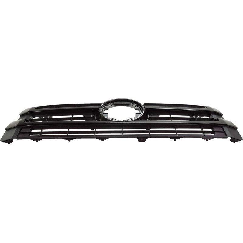 Grille Toyota Highlander 2017-2019 Matte-Black With Ptd Black Bar Se-Model , TO1200426