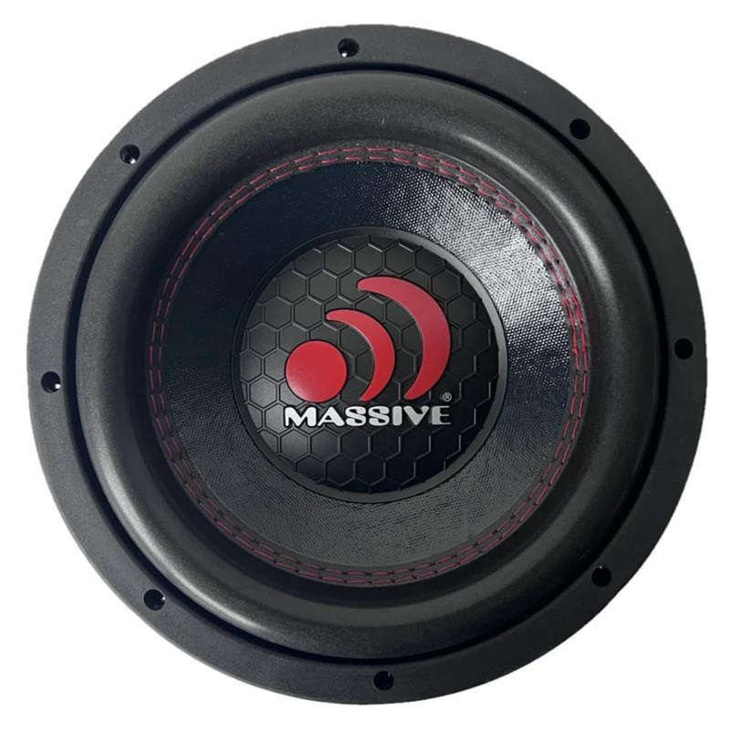 10″ 800W RMS 4-Ohm 2.5″ DVC Subwoofer Massive Audio GTX Series GTX104H