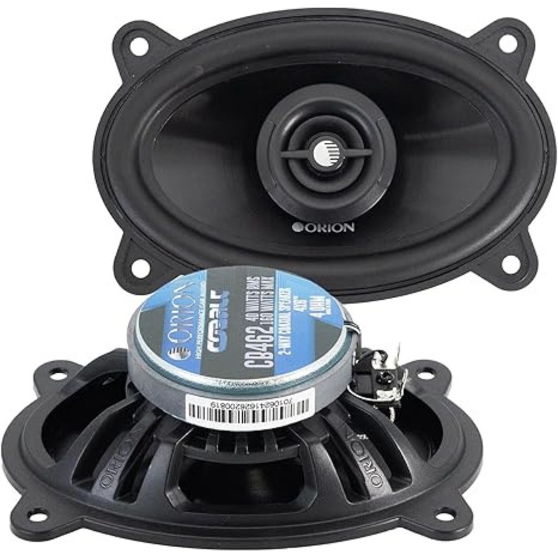 4×6″ 40W RMS | 160W Peak 4-Ohm 2-Way Coaxial Speakers ORION COBALT Series/ CB462