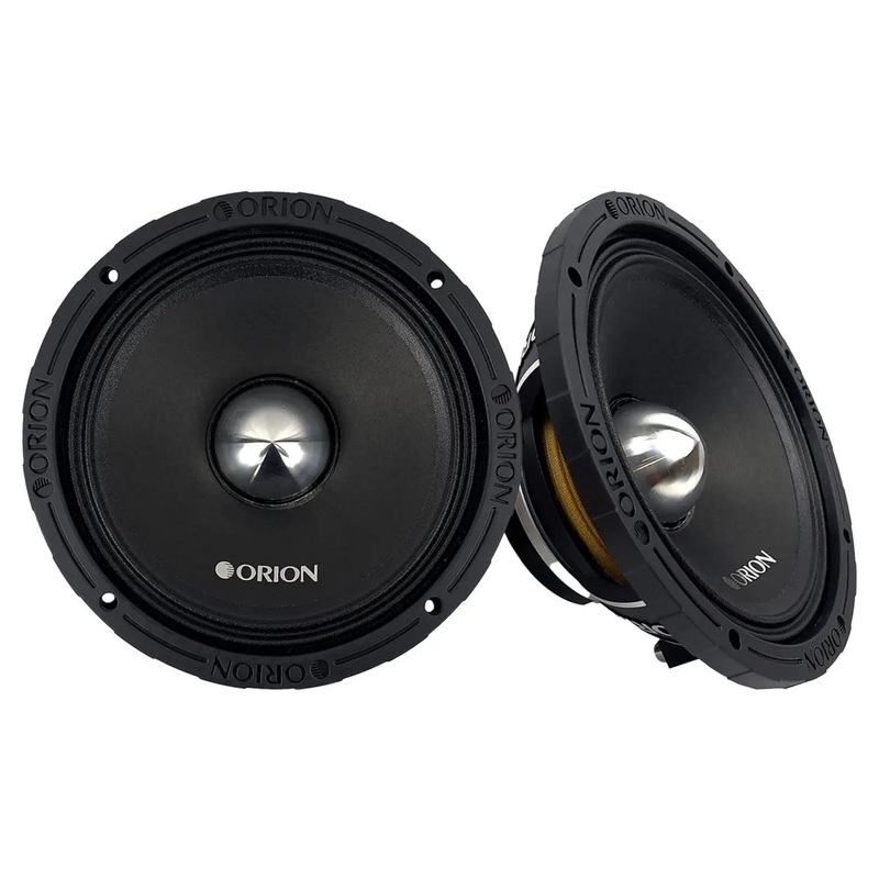 8″ 500W RMS | 2000W Peak 4-Ohm 2.5″ VC Midrange Speakers ORION HCCA N-Series