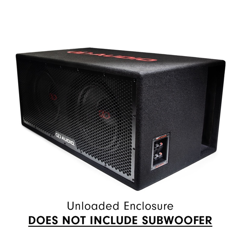 Double 12″ Unloaded Enclosure (DOES NOT INCLUDE SUBWOOFER) DD Audio UE-12.2