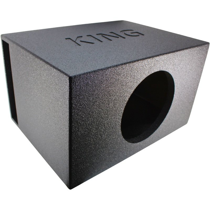 Single 10″ SPL Style Side Ported Sprayed Finish Universal King Box | AK-10VLS