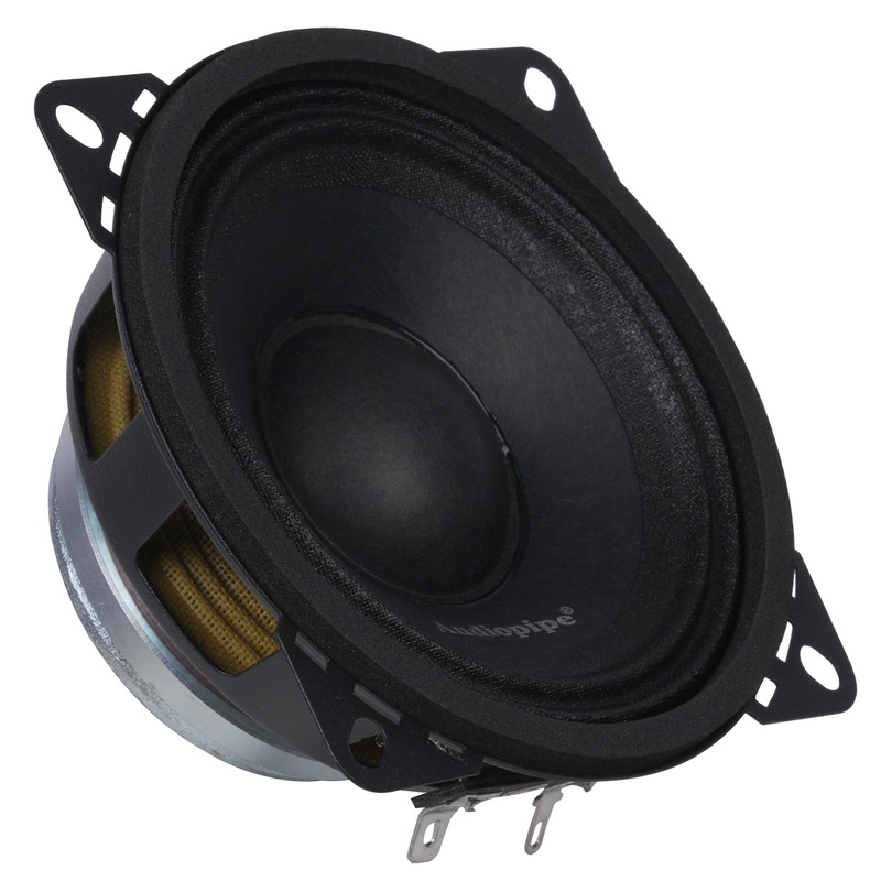 4″ 50 Watts RMS 8-Ohm Neodymium Car Audio Loudspeaker Audiopipe APMB-4001ND
