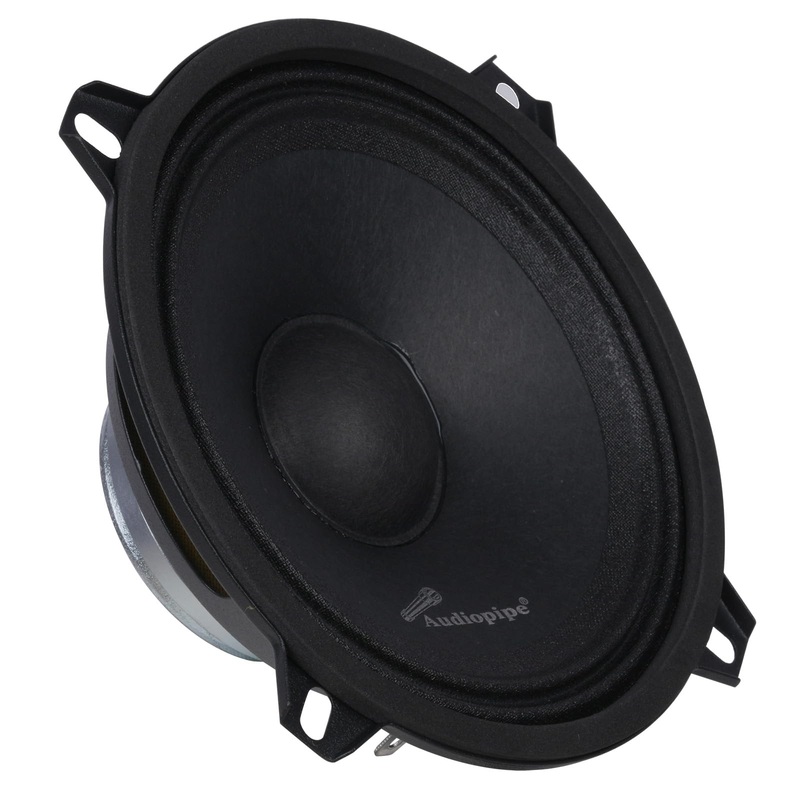 5.25″ 60W RMS Neo 8-Ohm Midrange Frequency Loudspeaker Audiopipe APMB-5251ND