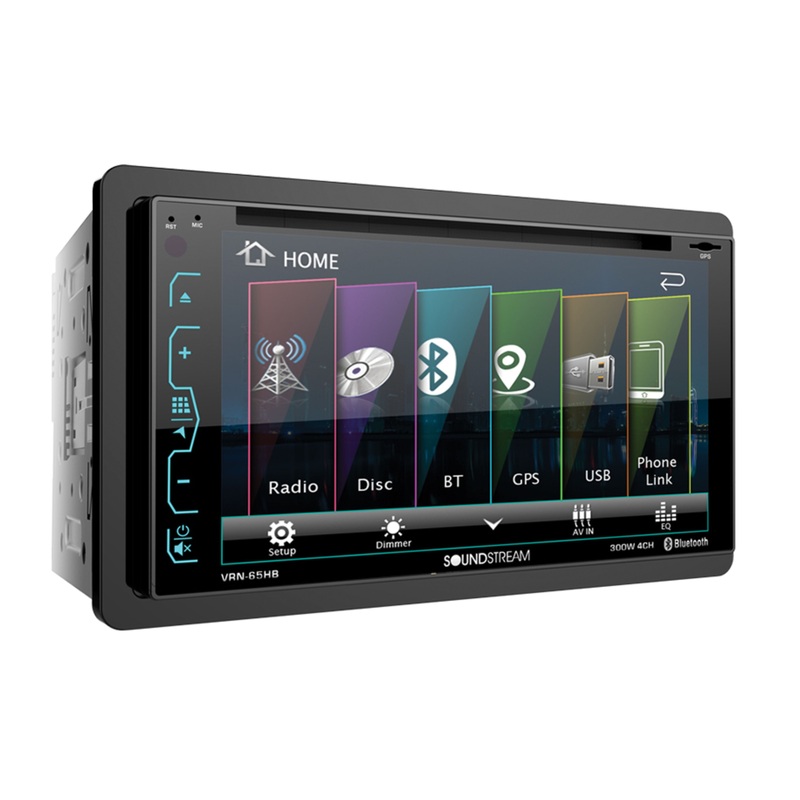 7″ Multimedia Touchscreen Headunit W/ Bluetooth and NAV Soundstream VRN-65HB