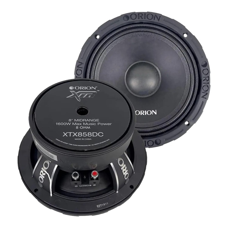 8″ 8-Ohm 400 RMS High Efficiency Midrange Car Audio Speakers Orion XTX858DC Pair