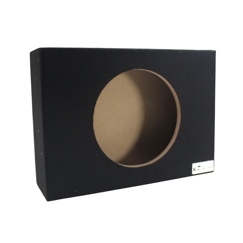 King Boxes Single 10″ Shallow Vented Carpeted Speaker Box KG-ASHALLOWV10