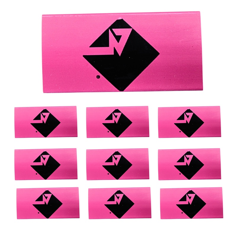 0 Gauge 3:1 Heat Shrink with Rockford Fosgate Logo 10 Pack Red Horizontal Logo