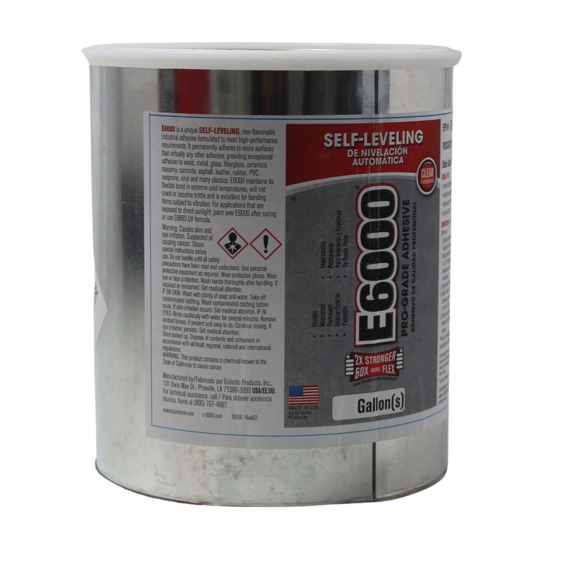 1 Gallon E6000 Industrial Strength Clear Self Leveling Waterproof Adhesive