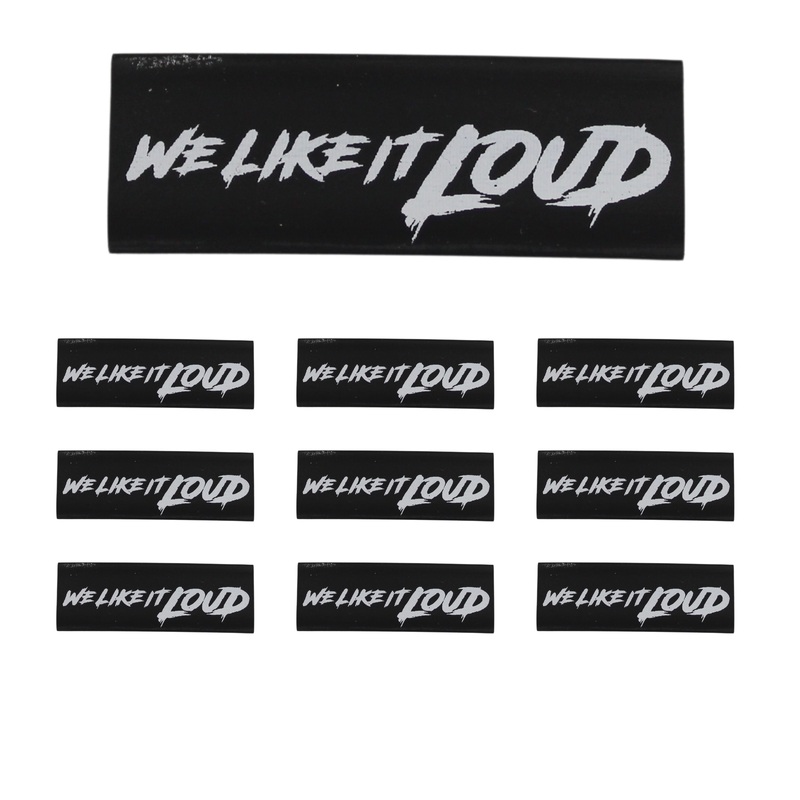 4 Gauge 3:1 Heat Shrink with DS18 Logo 10 Pack Black DS18 Logo