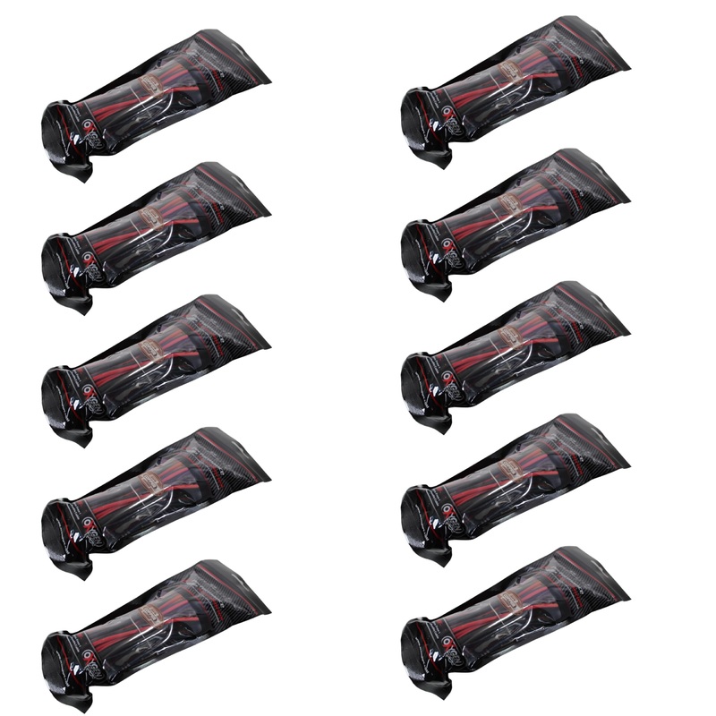 Audiopipe AMF 17 ft Frosted RCA Cables (10 Pack) / AP-AMF-17