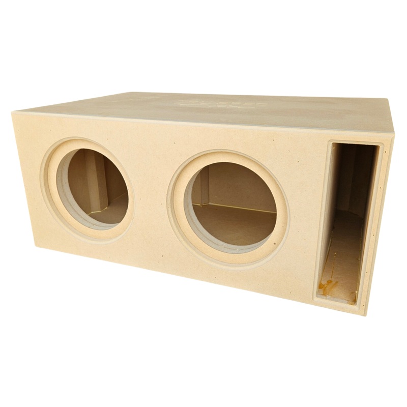 Tru Spec Elite Dual 8″ Subwoofer Enclosure with Triple Flush Baffle 32Hz Tuning