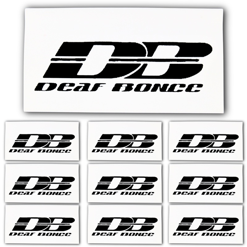 0 Gauge 3:1 Heat Shrink with Deaf Bonce / Avatar Logo 10 Pack White Avatar Logo