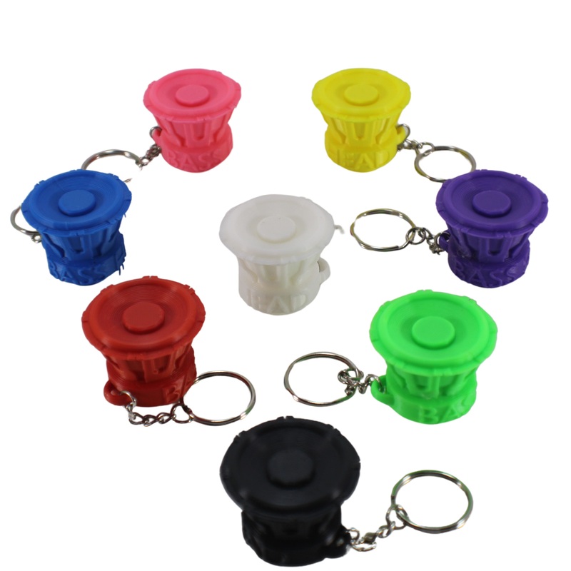 3D Printed “Bass Head” Subwoofer Keychain – Available In Multiple Colors Black