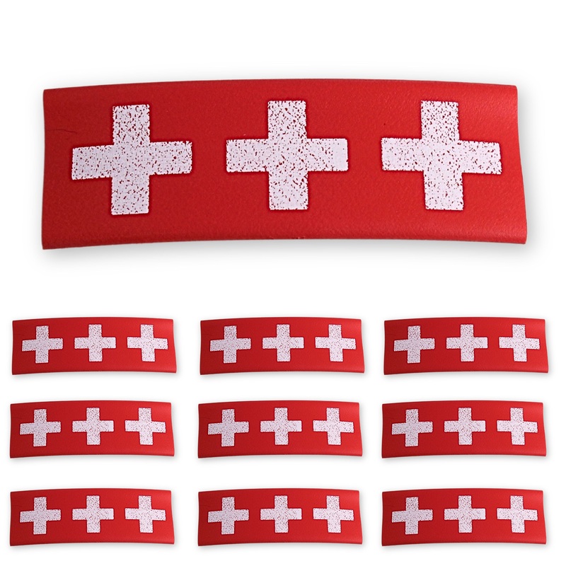 4 Gauge 3:1 Heat Shrink with Positive/Plus Logo 10 Pack Black Black