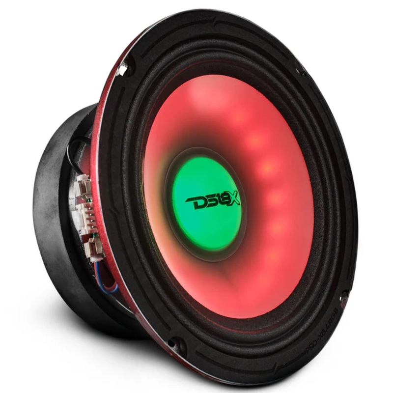 DS18 6.5″ Mid-Range Loudspeaker Dual RGB LED For Cone & Dust cap 250 Watt 4-Ohm