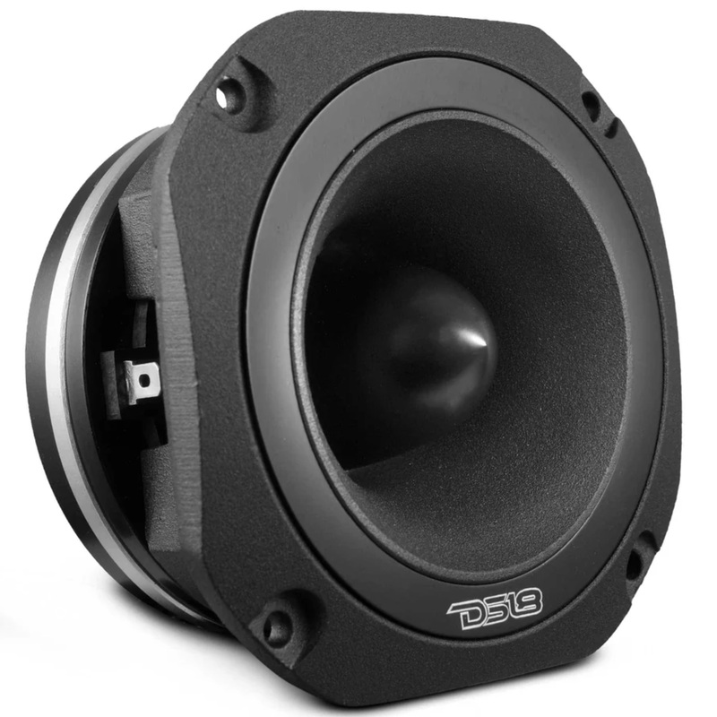 DS18 PRO 4″ Tweeter 1.5″ Titanium VC 8-Ohm 200-Watt Super Bullet Black