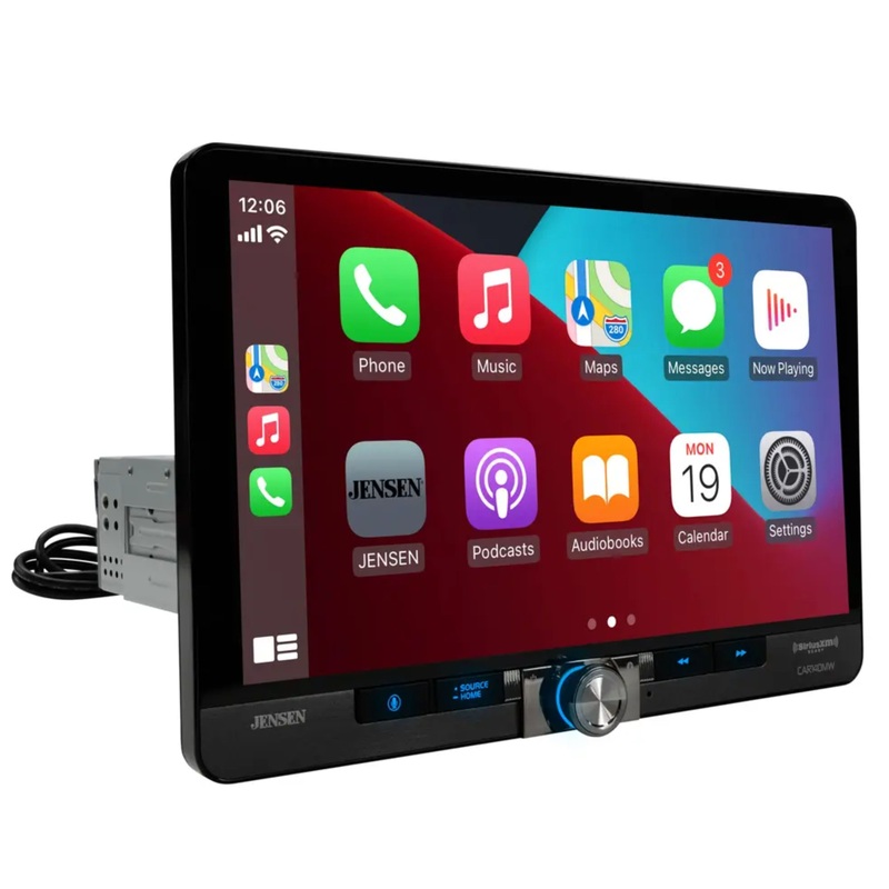 Jensen 10.1″ Touchscreen Bluetooth Car Radio w/iDatalink Compatibility – CAR140MW