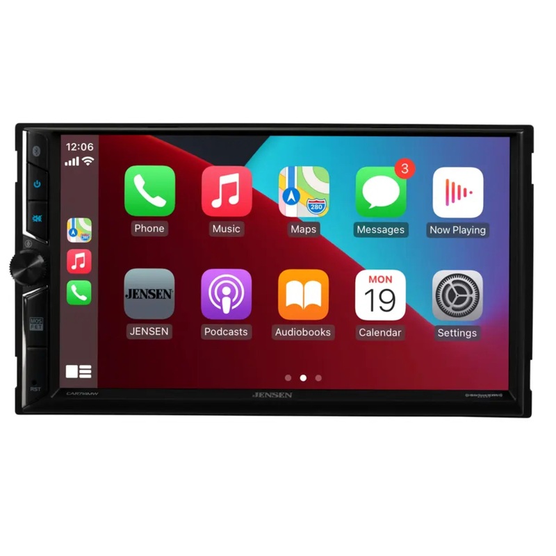 Jensen 7″ Touchscreen Bluetooth Car Radio w/iDatalink Compatibility – CAR714MW