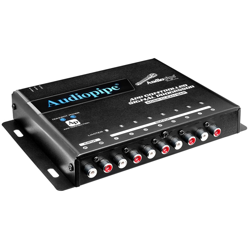 12 Band Bluetooth App Controlled 32-Bit Signal Processor 1 IN / 4 OUT DSP