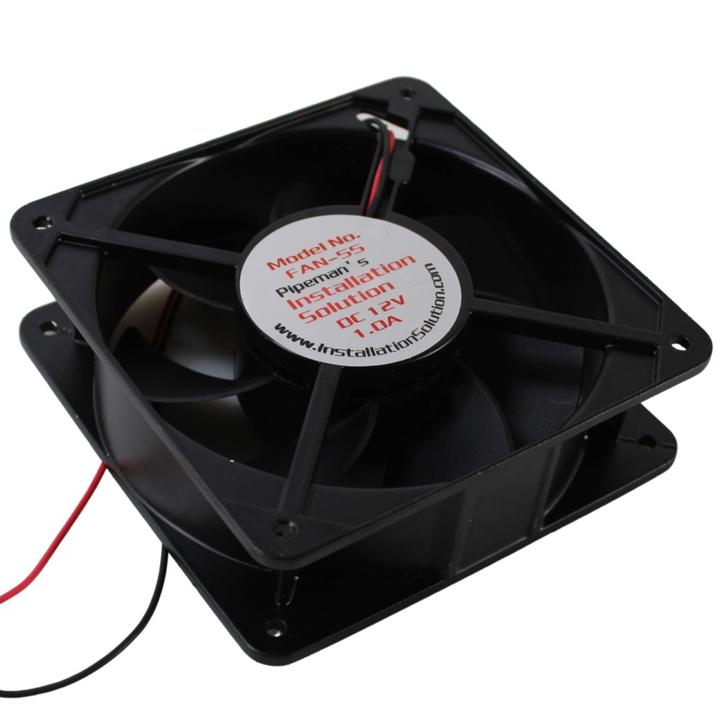 12 Volt Square High-Speed 106CFM Waterproof & Quiet Cooling Fan For Electronics
