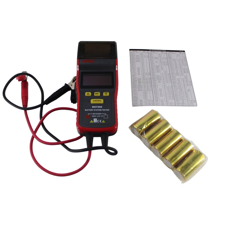12V 24V Battery Tester With Thermal Printer BST-500 for Car/Truck – OPEN BOX
