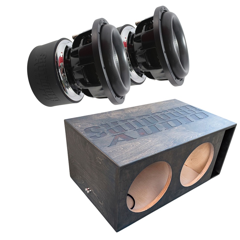 2500W RMS Dual 1 or 2-Ohm 12″ Z Series V6 Subwoofer w/Dual 12″ Birch Ported Box 1-Ohm