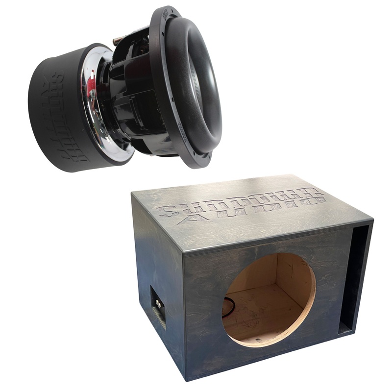 2500W RMS DVC 1 or 2-Ohm 12″ Z Series V6 Subwoofer w/Single 12″ Birch Ported Box 1-Ohm