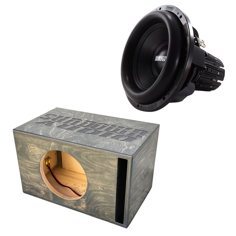 3000W RMS DVC 1 or 2-Ohm 15″NS Series V6 Subwoofer w/Single 15″ Birch Ported Box 1-Ohm